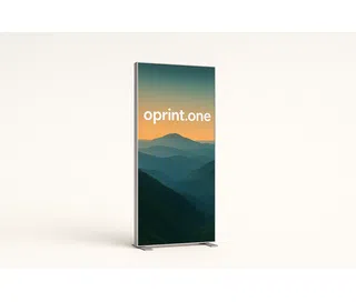 Visualization of a LED box – print in an aluminum frame.