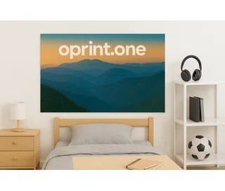 Photo poster – high-quality photographic print displayed on a wall in a room arrangement. Ideal for decorating interiors, offices, or private spaces.